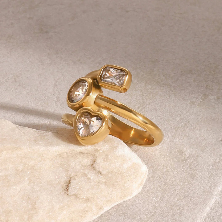 Amelina Layered Diamond Ring