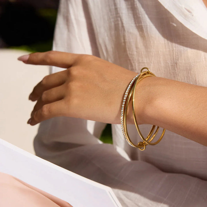 Quinley Stacked Diamond Bracelet