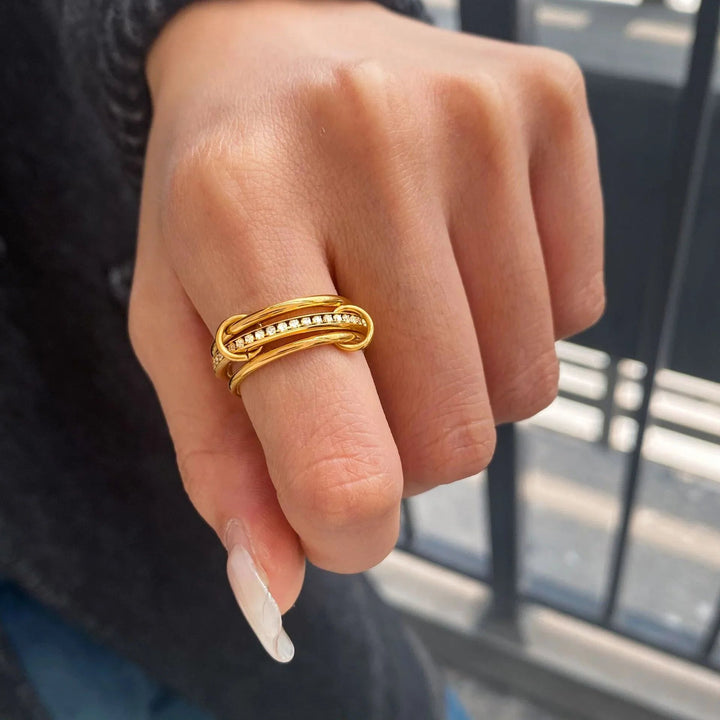 Divine Diamond Ring Stack