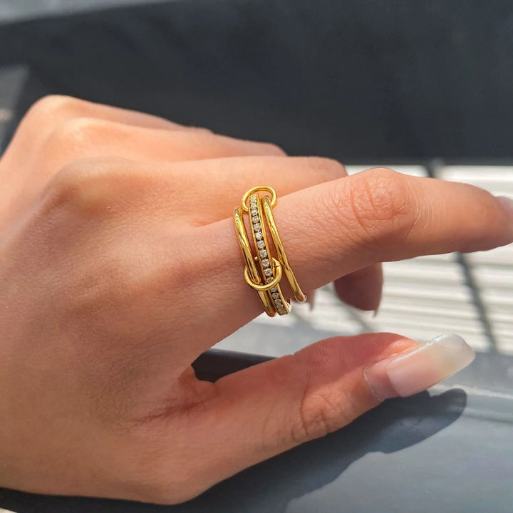 Divine Diamond Ring Stack
