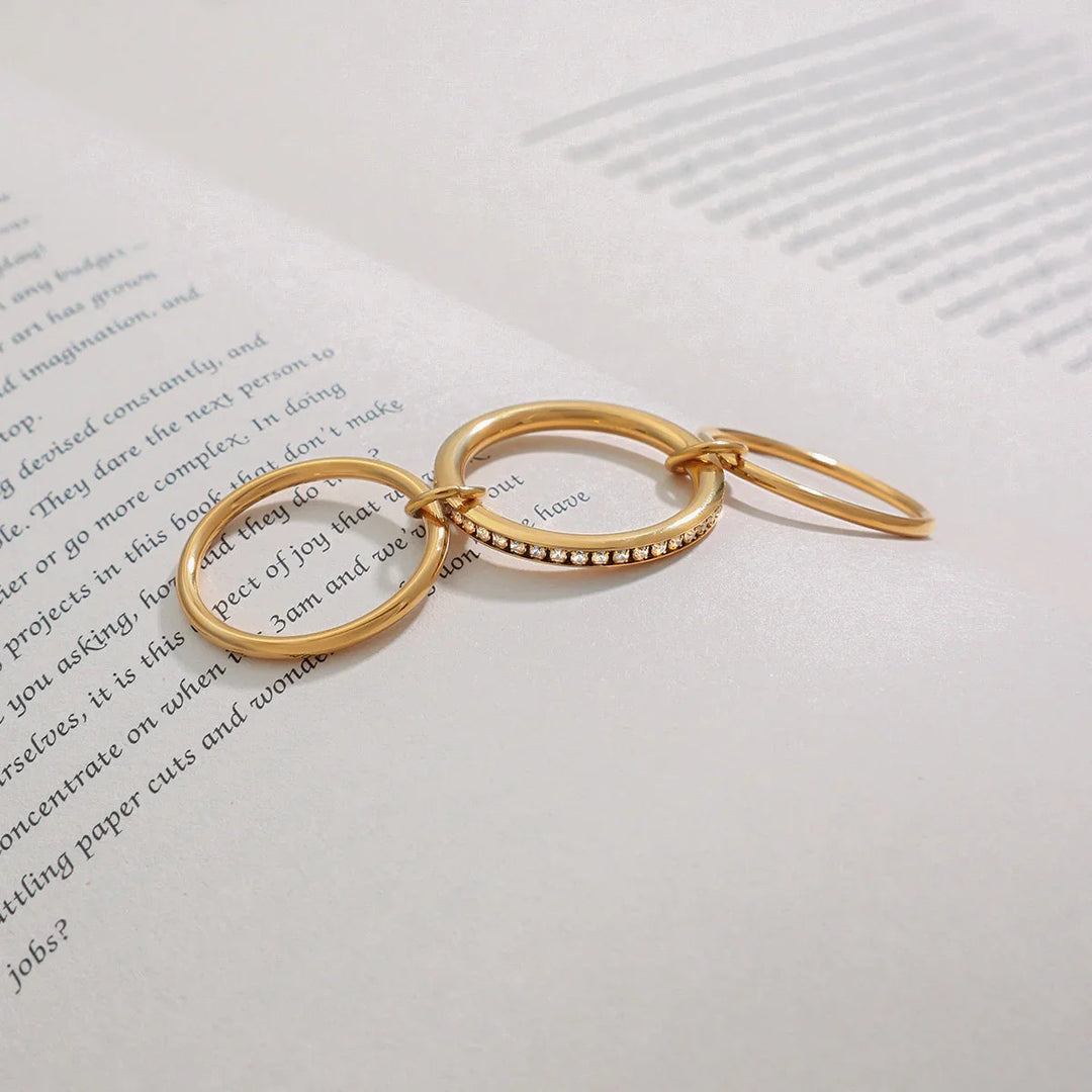 Divine Diamond Ring Stack