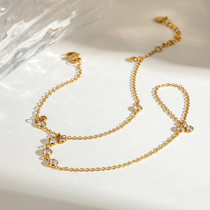 Elina Diamond Hand Chain