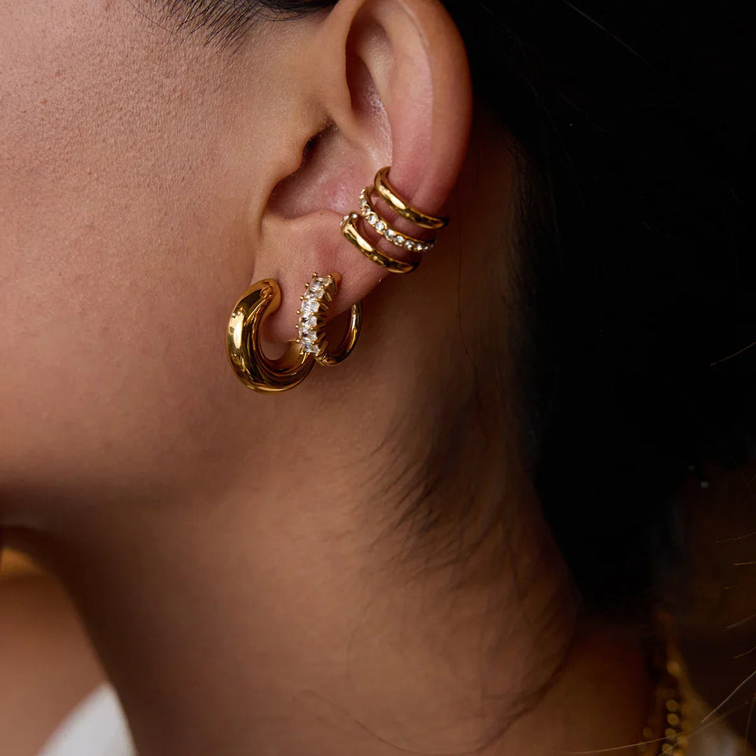 Orielle Staple Gold Earrings Bundle