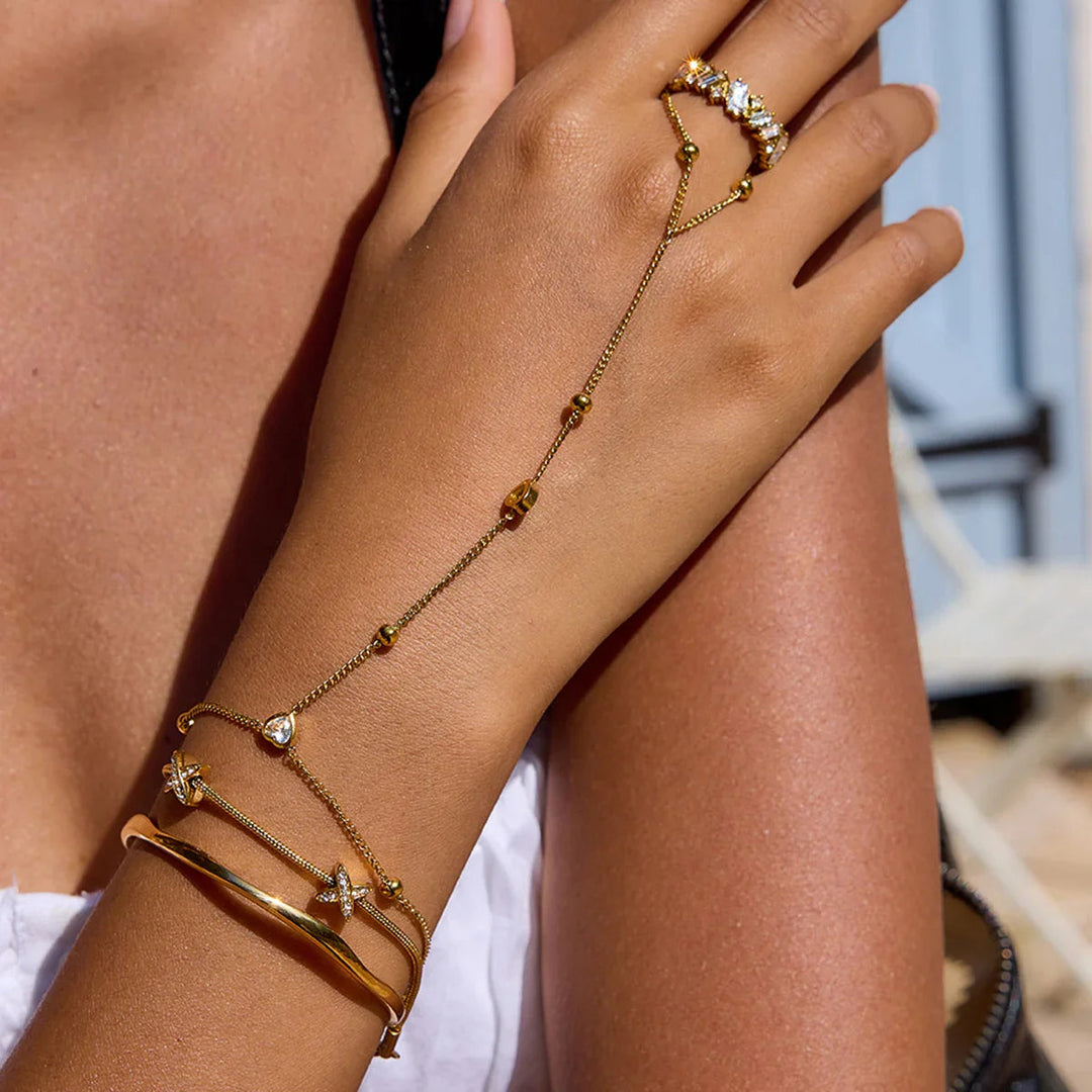 Haisley Gold Bangle