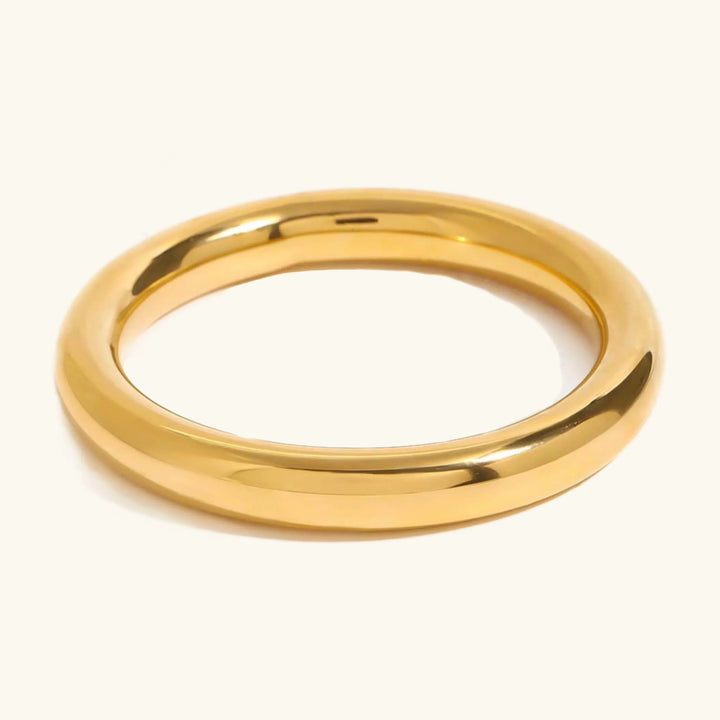 Lina Smooth Gold Bangle