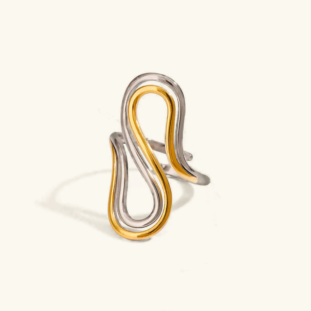 Halle Abstract Gold Ring