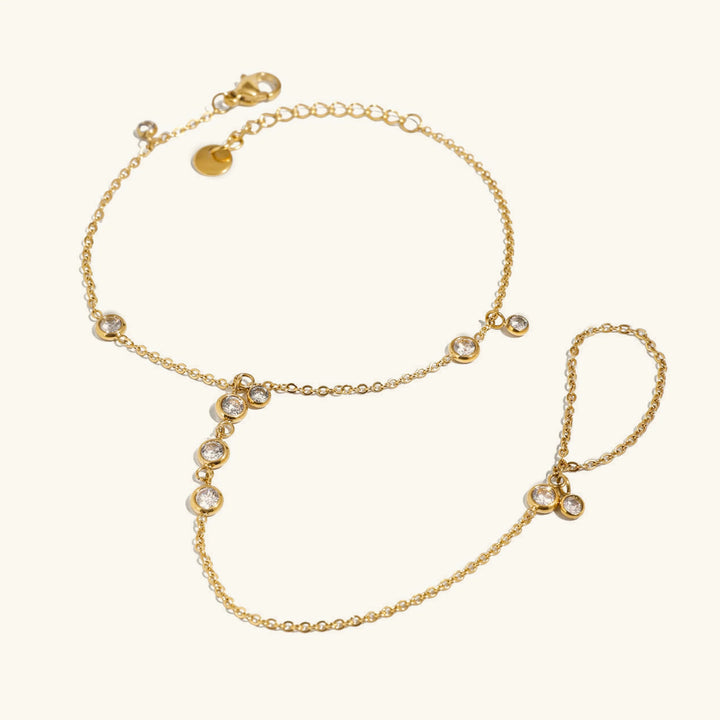 Elina Diamond Hand Chain