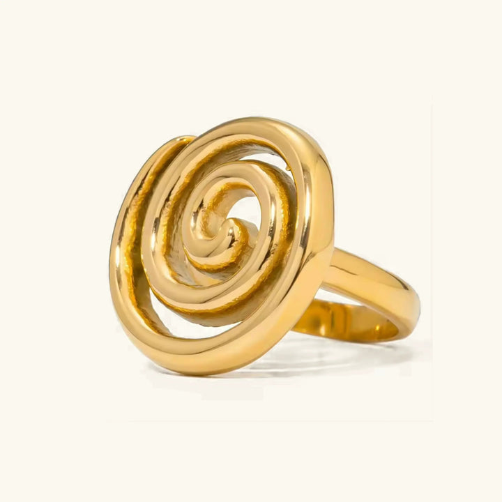 Christy Spiral Gold Ring