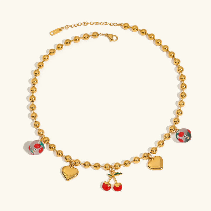 Kai Gold Cherry Necklace