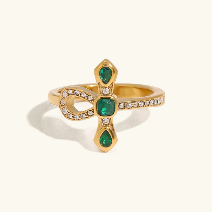 Joy Diamond Knot Gold Ring