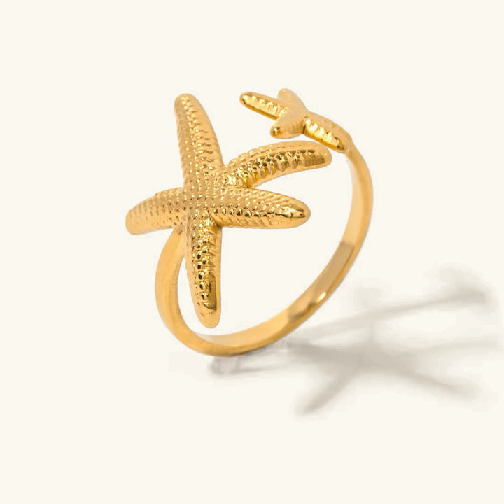 Seastar Gold Starfish Ring