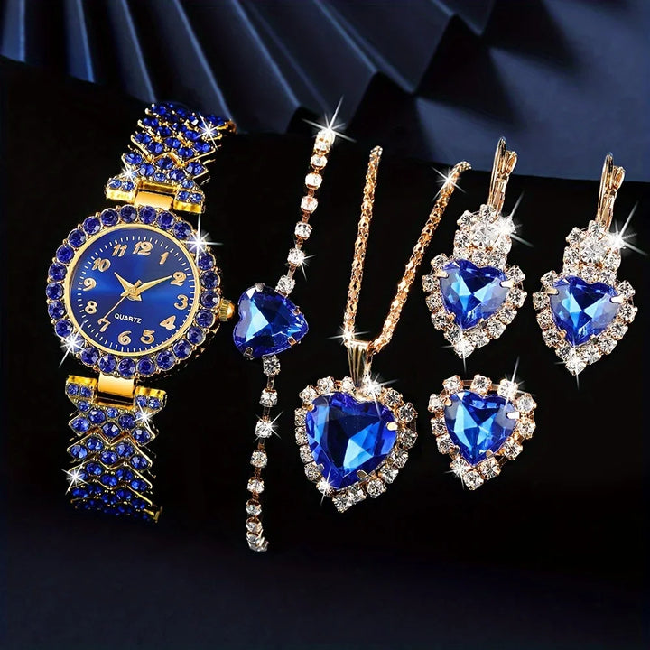 women's quartz watch set,
