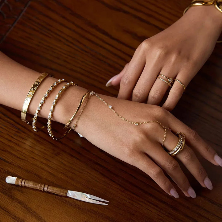 Cressida Diamond Hand Chain