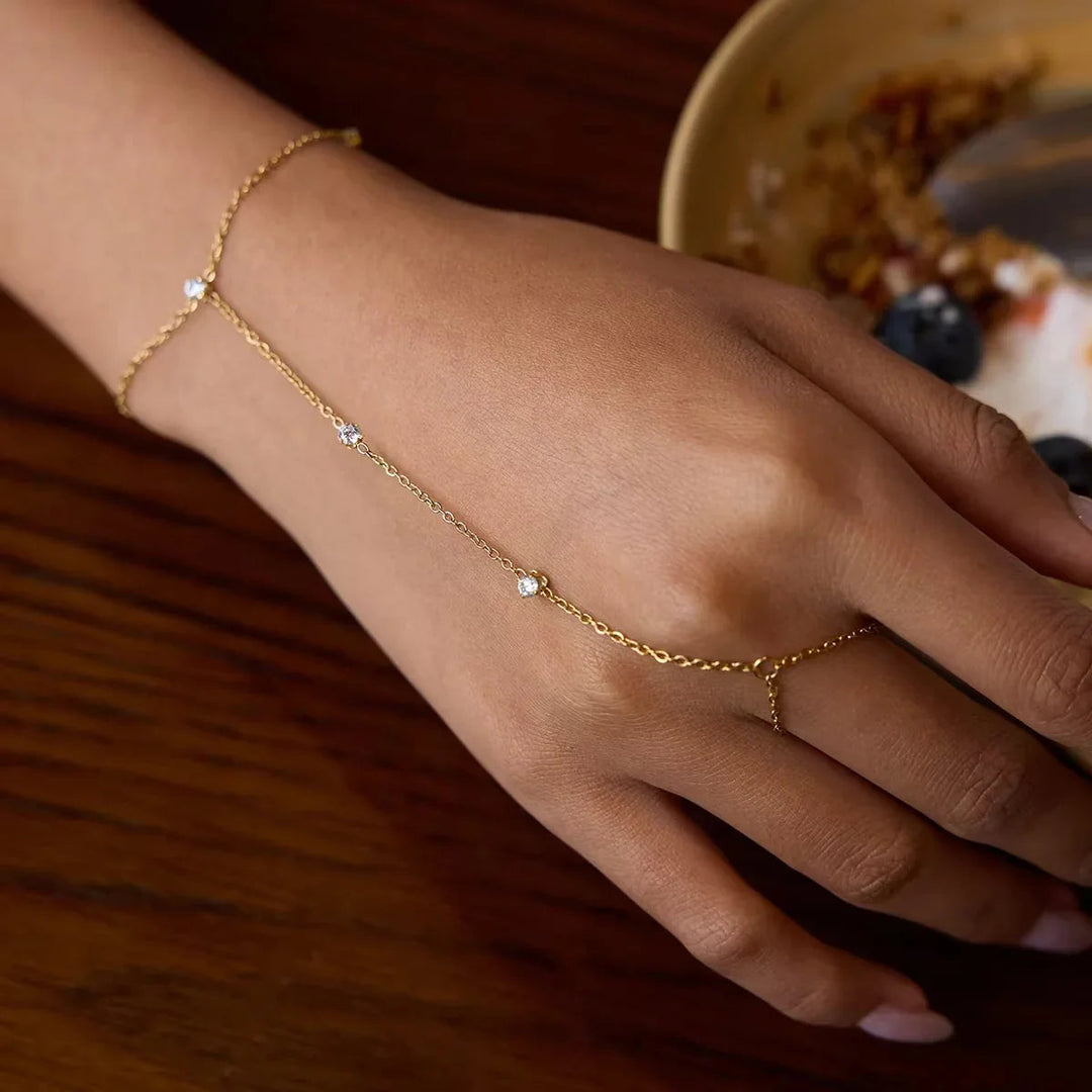 Cressida Diamond Hand Chain