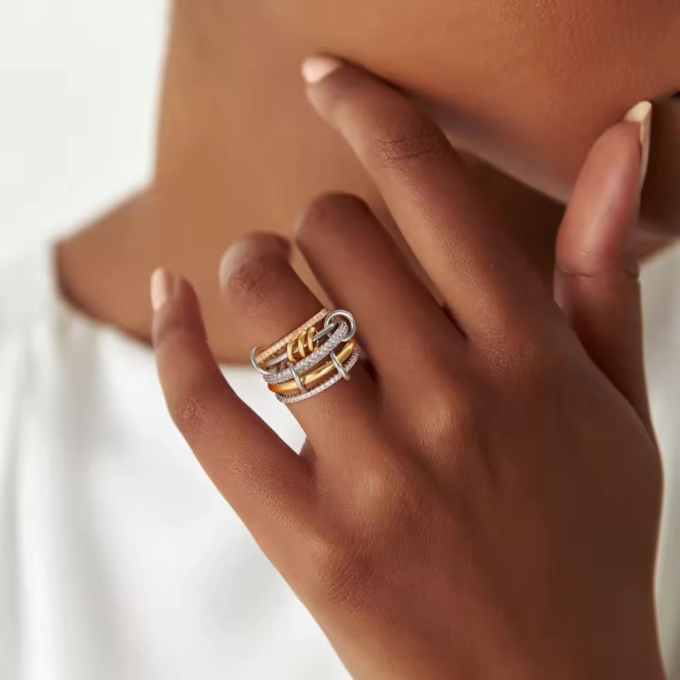 Collina Stacked Diamond Ring