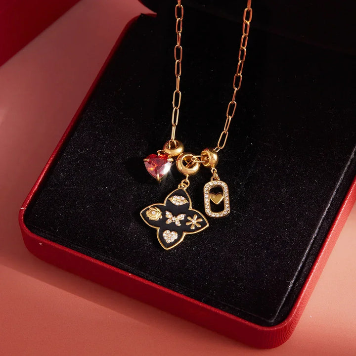 Soline Vintage Charm Necklace