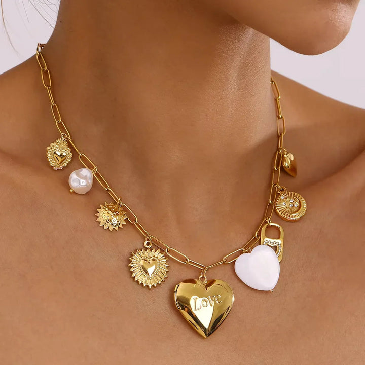 Lianne Gold Heart Locket