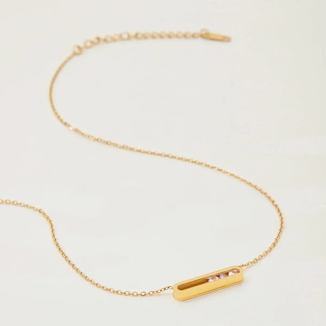 Abby Sculpted Gold Pendant