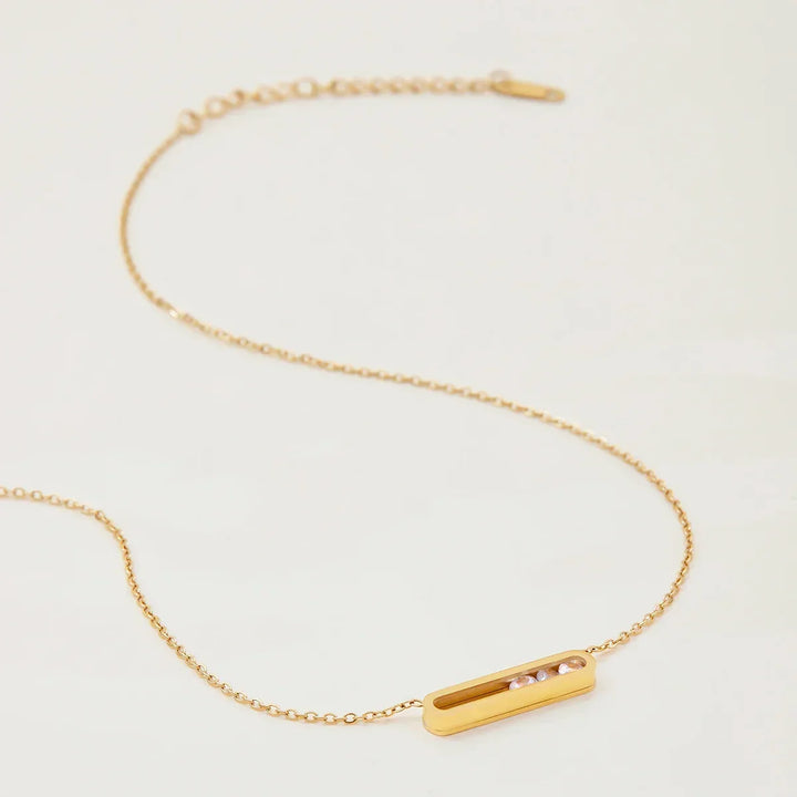 Abby Sculpted Gold Pendant