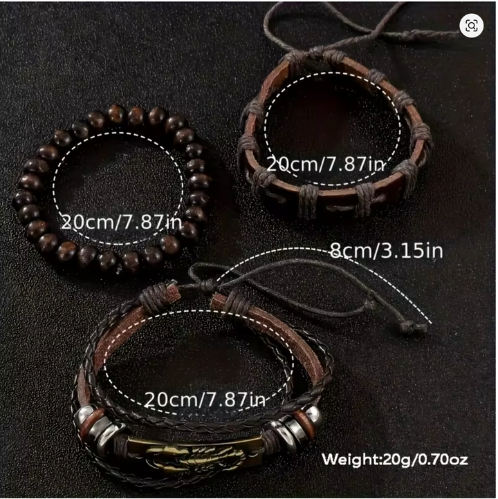 4PCS Men's Business Watch