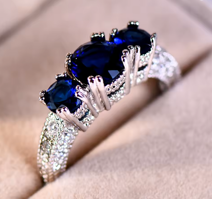 Women Luxury Birthstone Ring