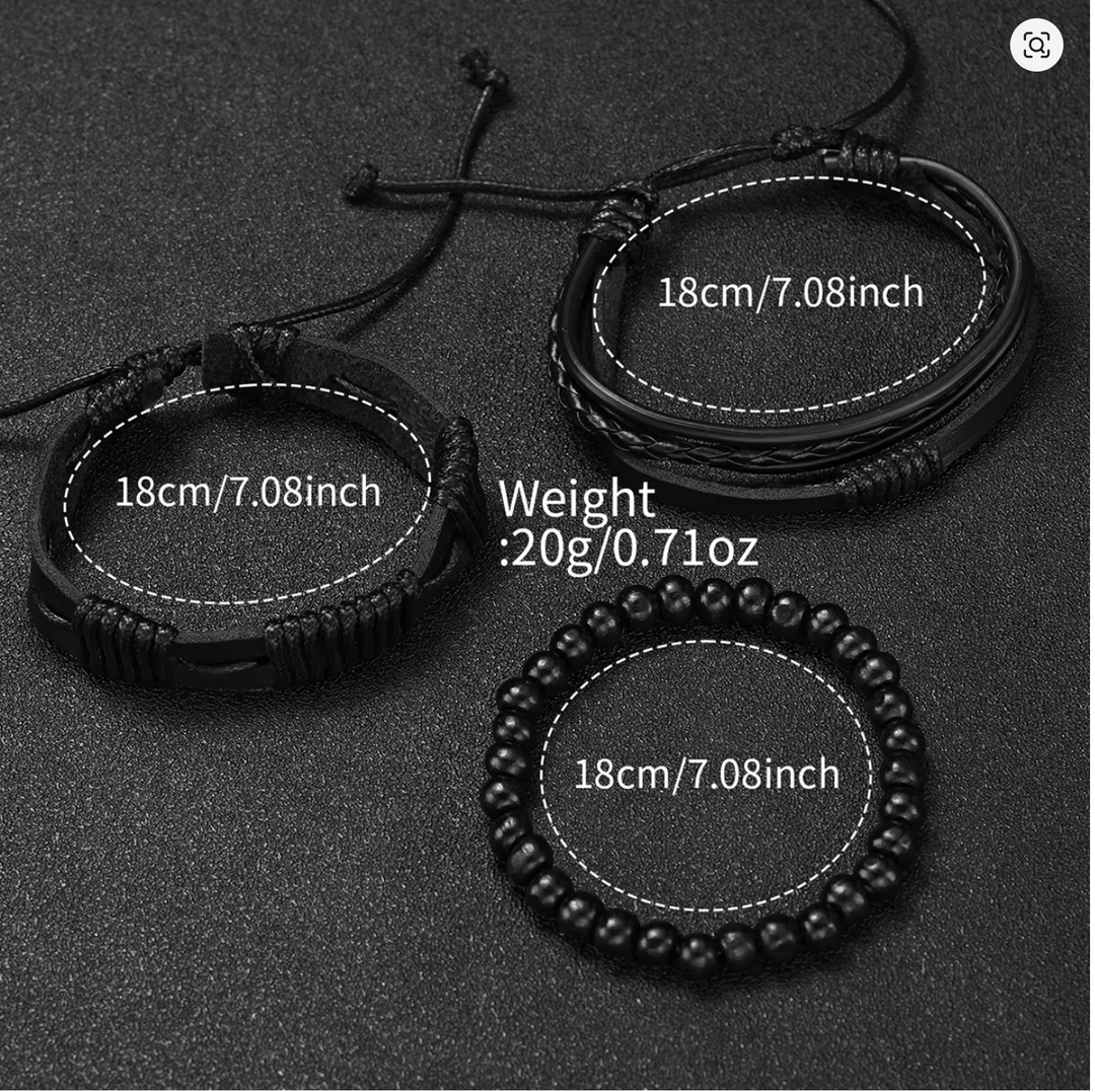 4PCS Men's Business Watch