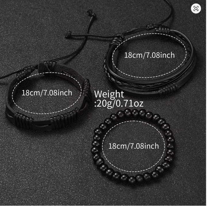 4PCS Men's Business Watch