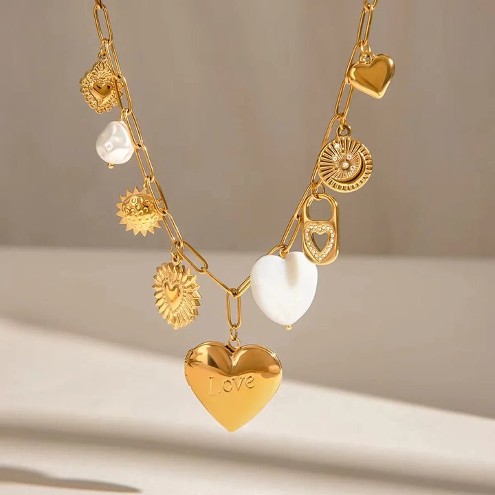 Lianne Gold Heart Locket