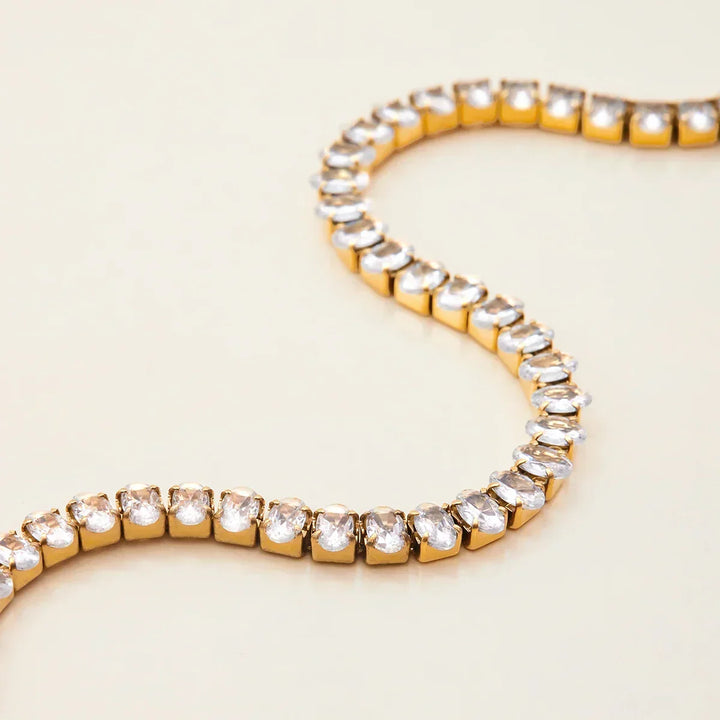Avaria Oval Cut Tennis Bracelet