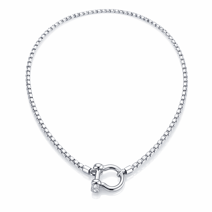 GWEN NECKLACE SILVER