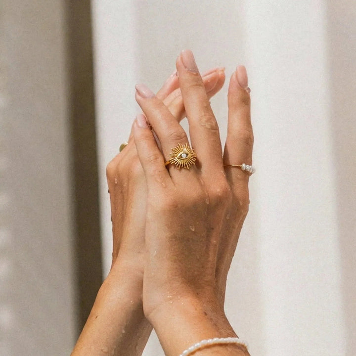 Solana Gold Ring