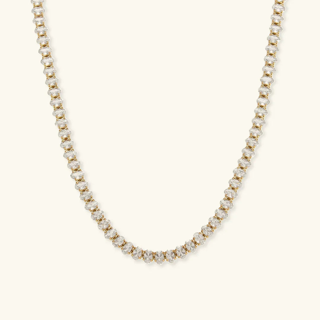 Wisteria Diamond Tennis Necklace