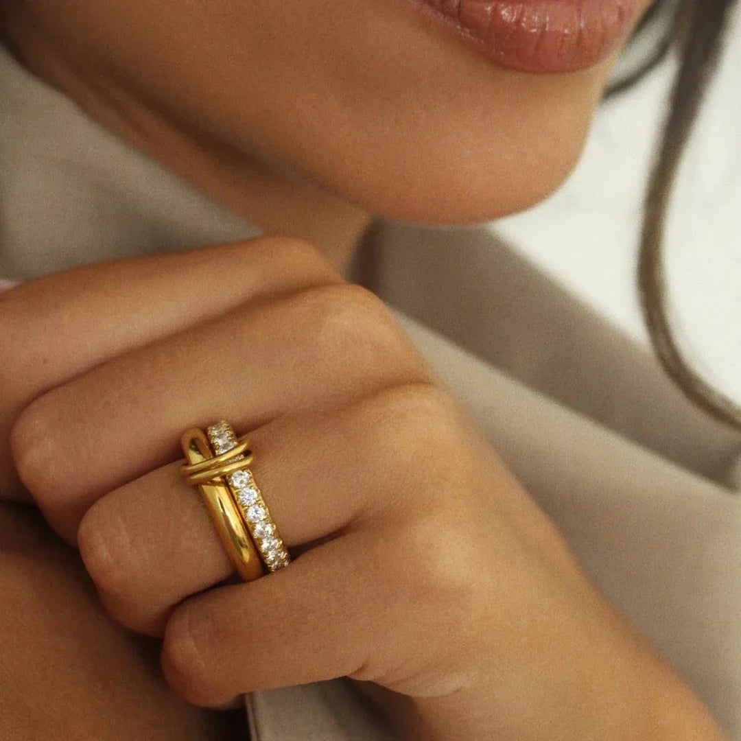 Alison Stacked Diamond Ring