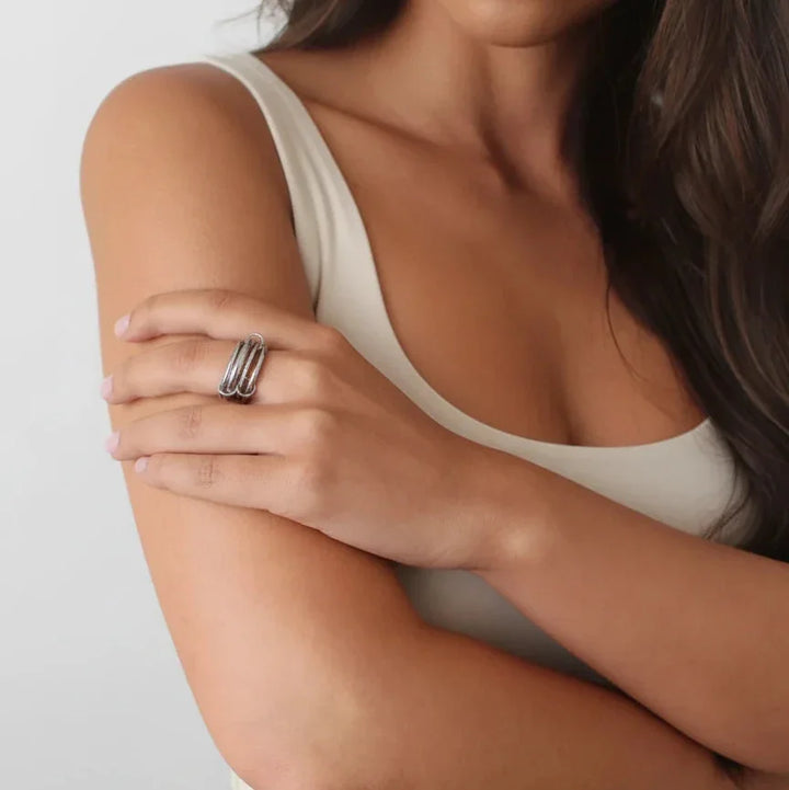 Emmanuelle Diamond Ring Stack