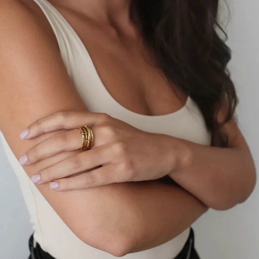 Christabel Diamond Ring Stack
