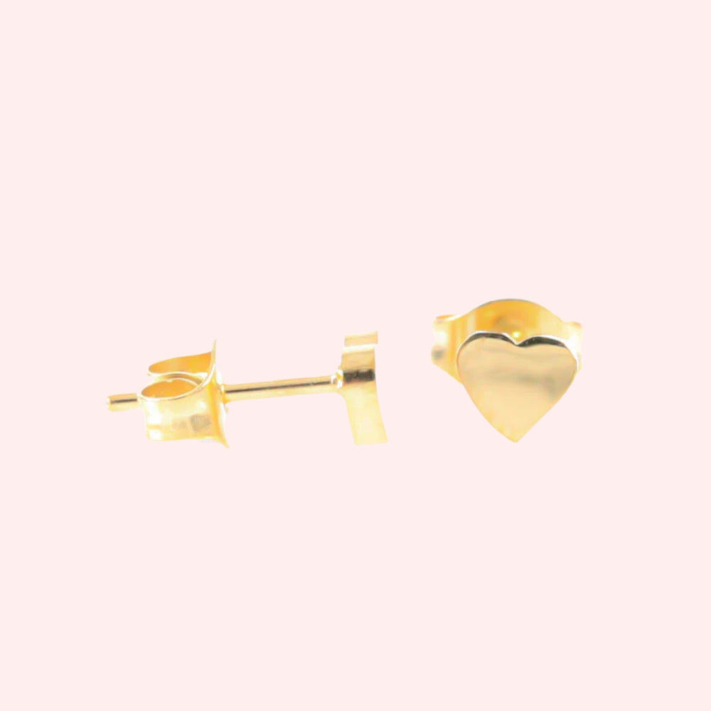 Mini Love Heart Hypoallergenic Earrings