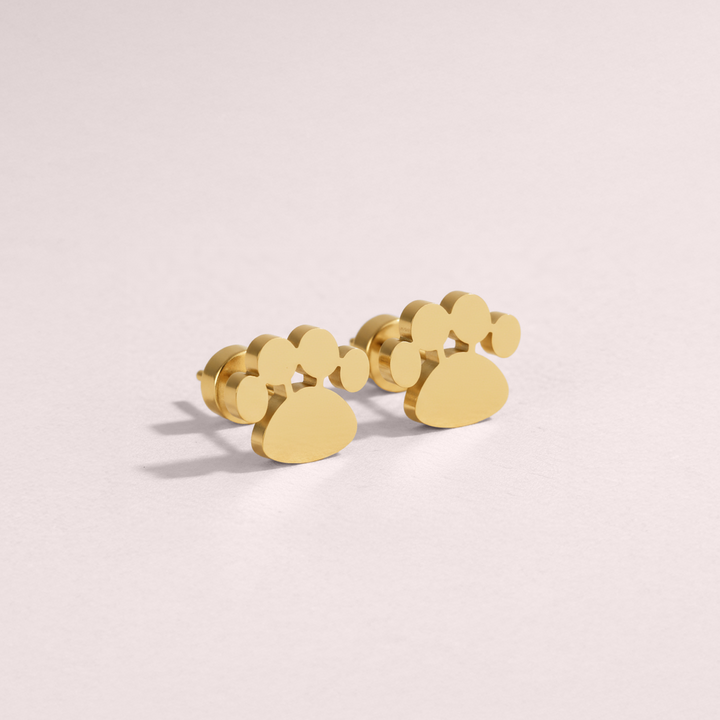 Paw Flat Back Earrings