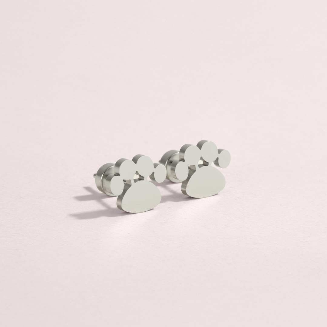Paw Flat Back Earrings