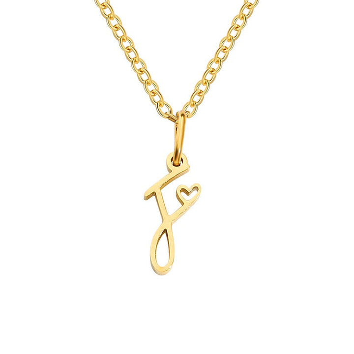 Sienna Initial Letter Necklace
