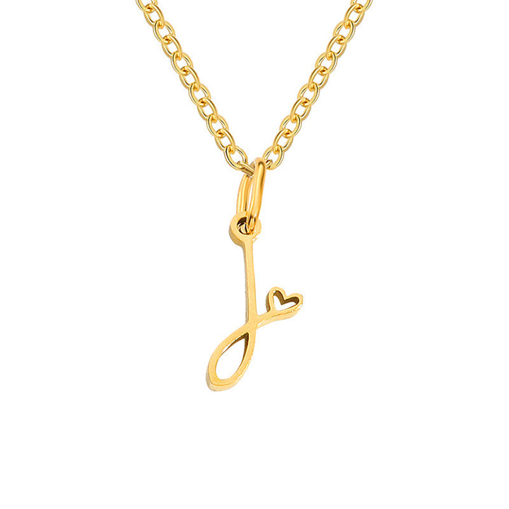 Sienna Initial Letter Necklace