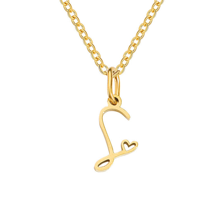 Sienna Initial Letter Necklace
